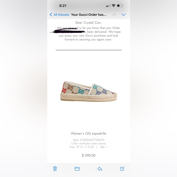 Gucci Rainbow Multicolor psychedelic mini gg espadrilles size 37.5 - Picture 6 of 6